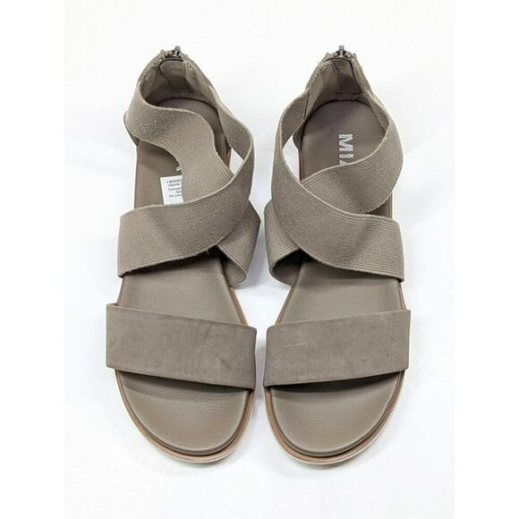 MIA Women's Valuna Flat Strappy Sandals Taupe Size 10 (MSRP $49) - Picture 4 of 9